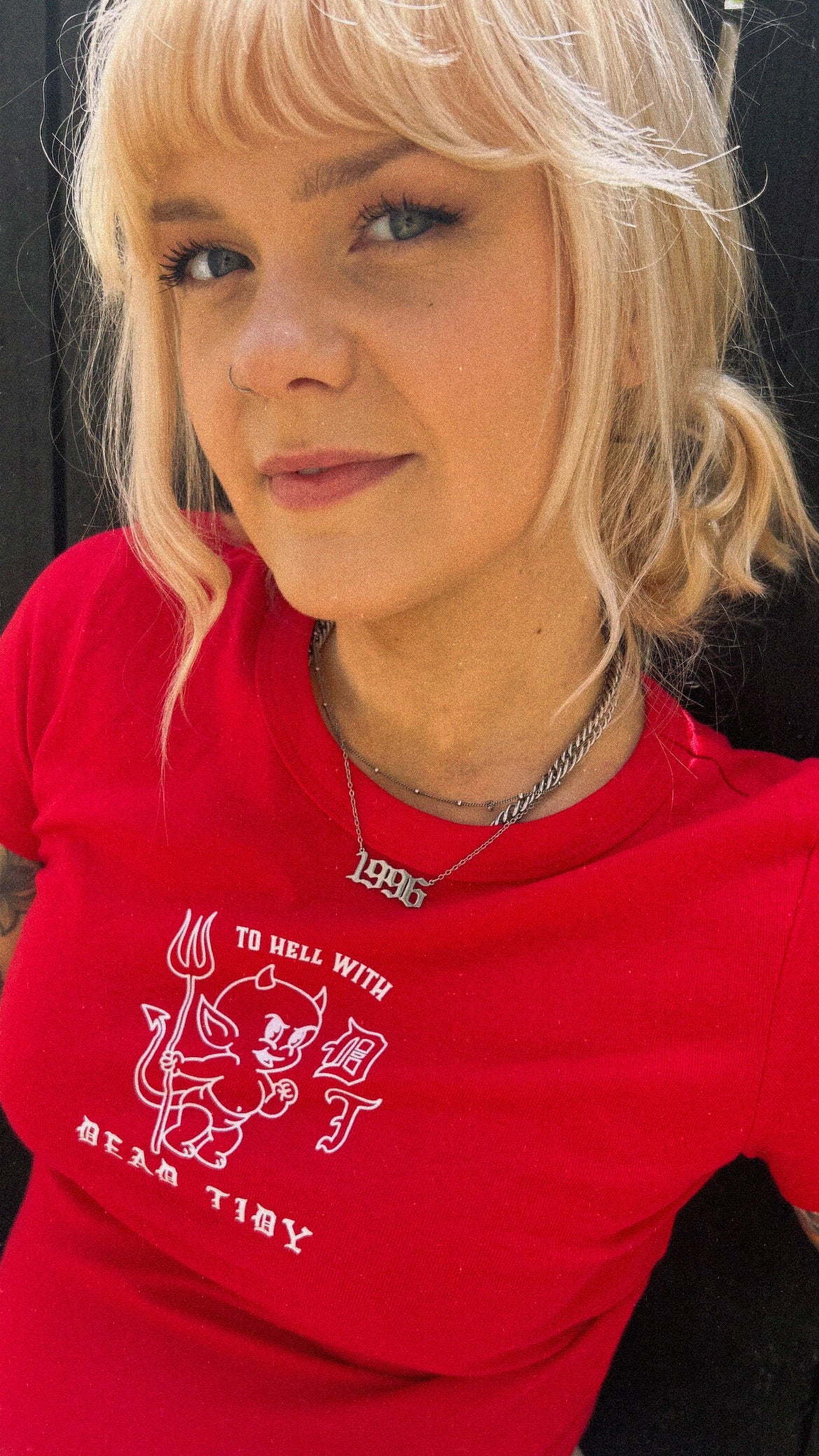 Devil baby red t-shirt