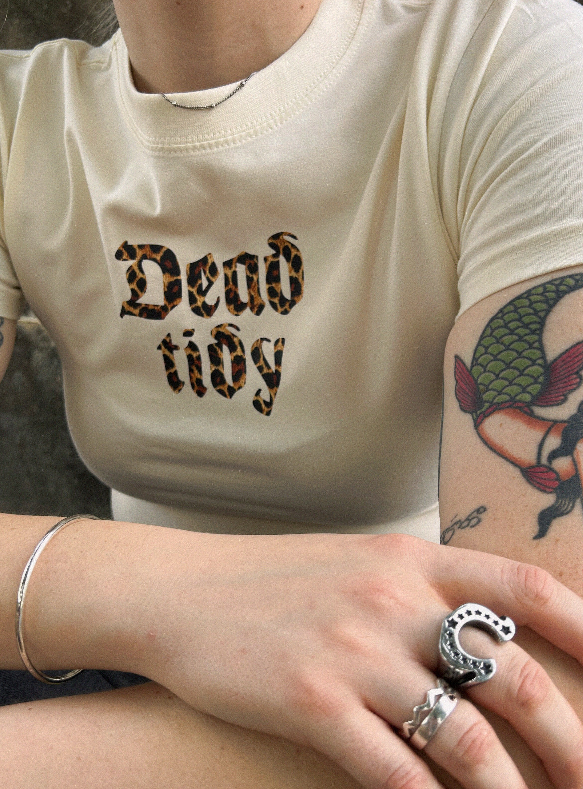 Leopard Print Baby Fit Tee