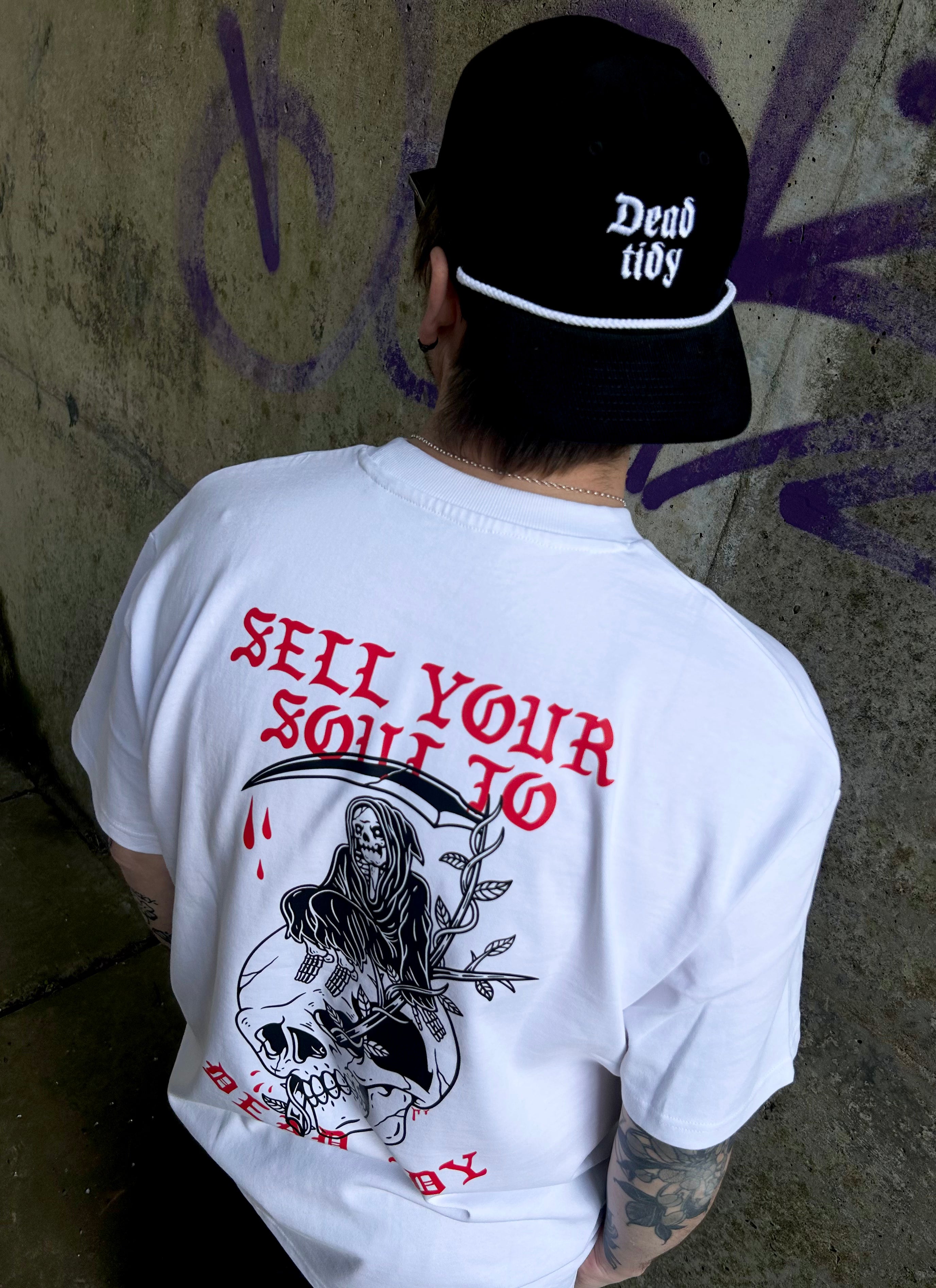 White Sell Your Soul T-shirt