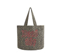 Leopard Embroidered Logo Bag