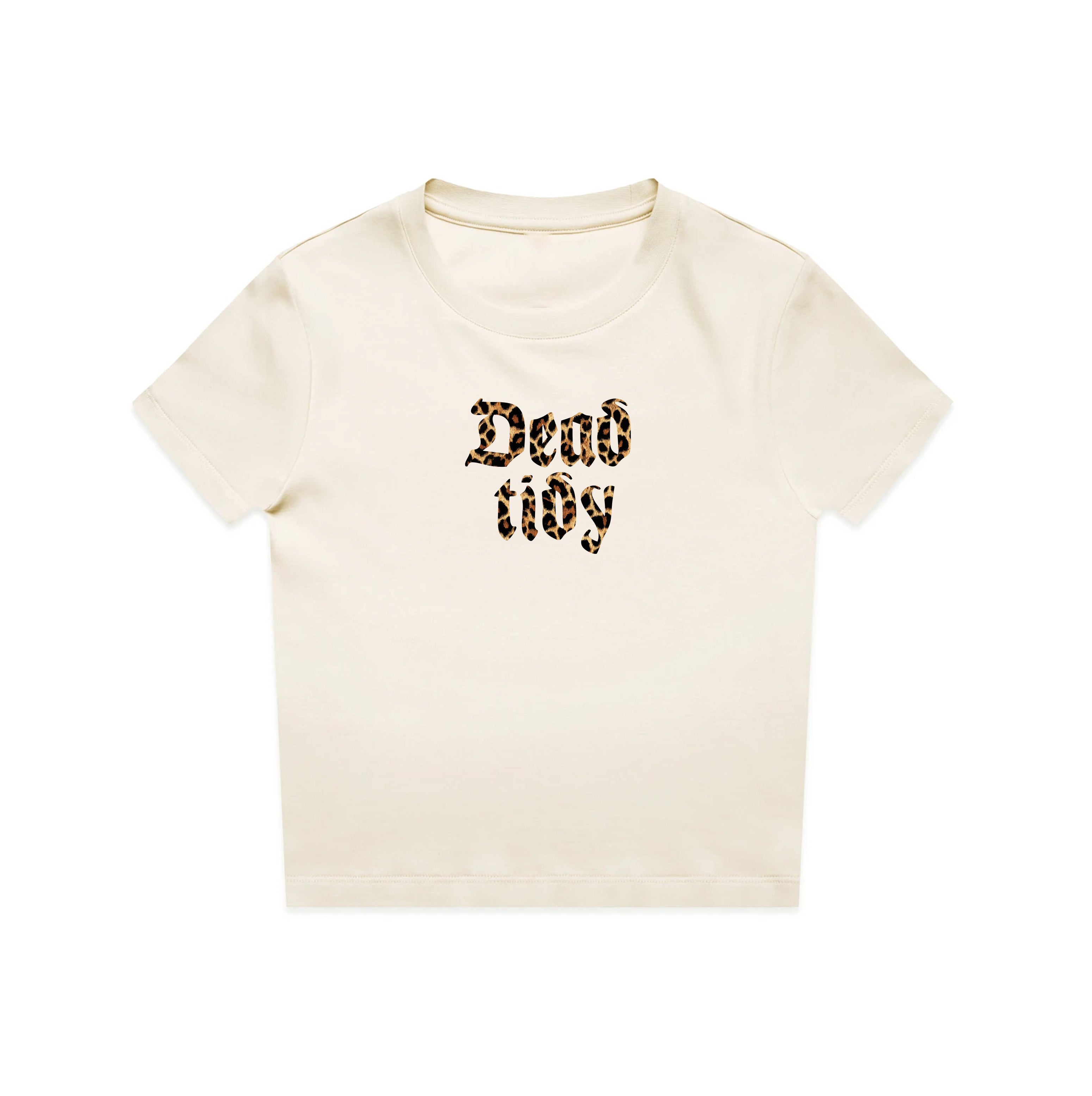 Leopard Print Baby Fit Tee