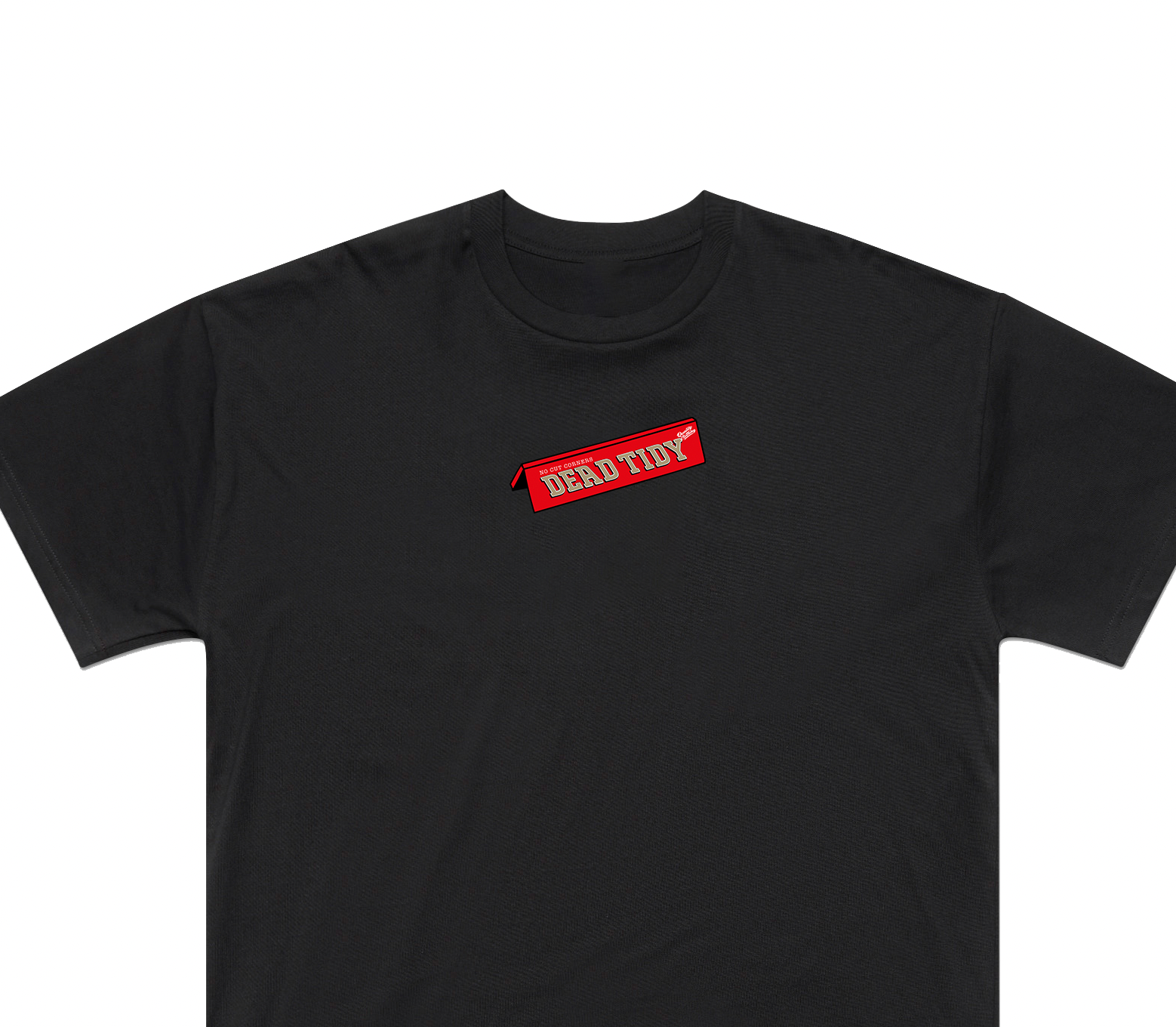No Cut Corners Tee in Red