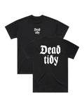 Black Dead Tidy Classic Logo T-shirt