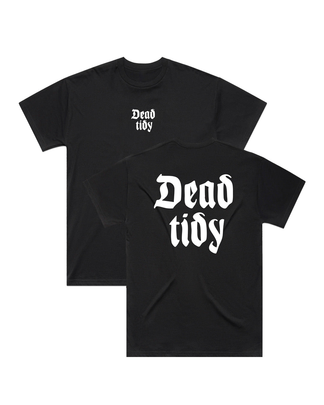 Black Dead Tidy Classic Logo T-shirt